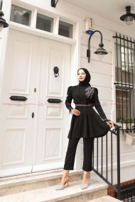 Aydan Tesettür Takım - Siyah