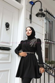 Aydan Tesettür Takım - Siyah