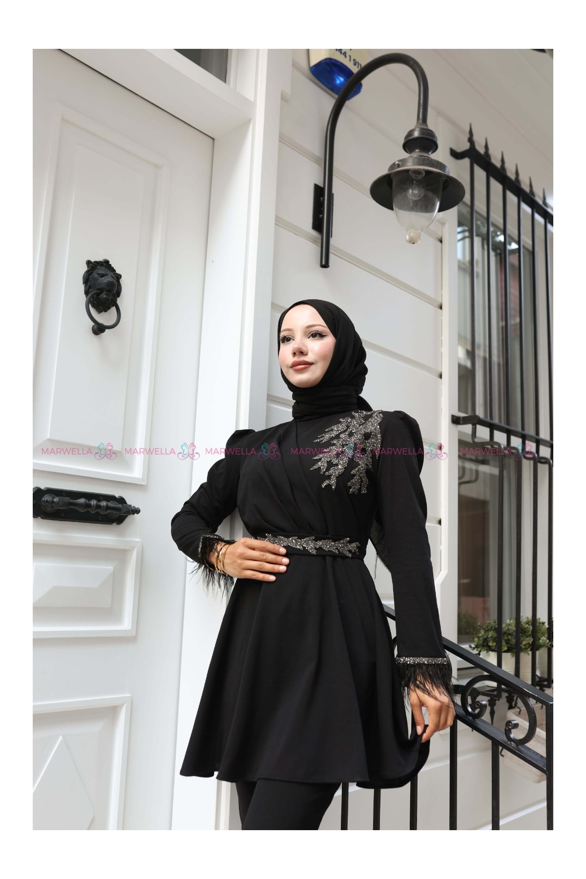 Aydan Tesettür Takım - Siyah