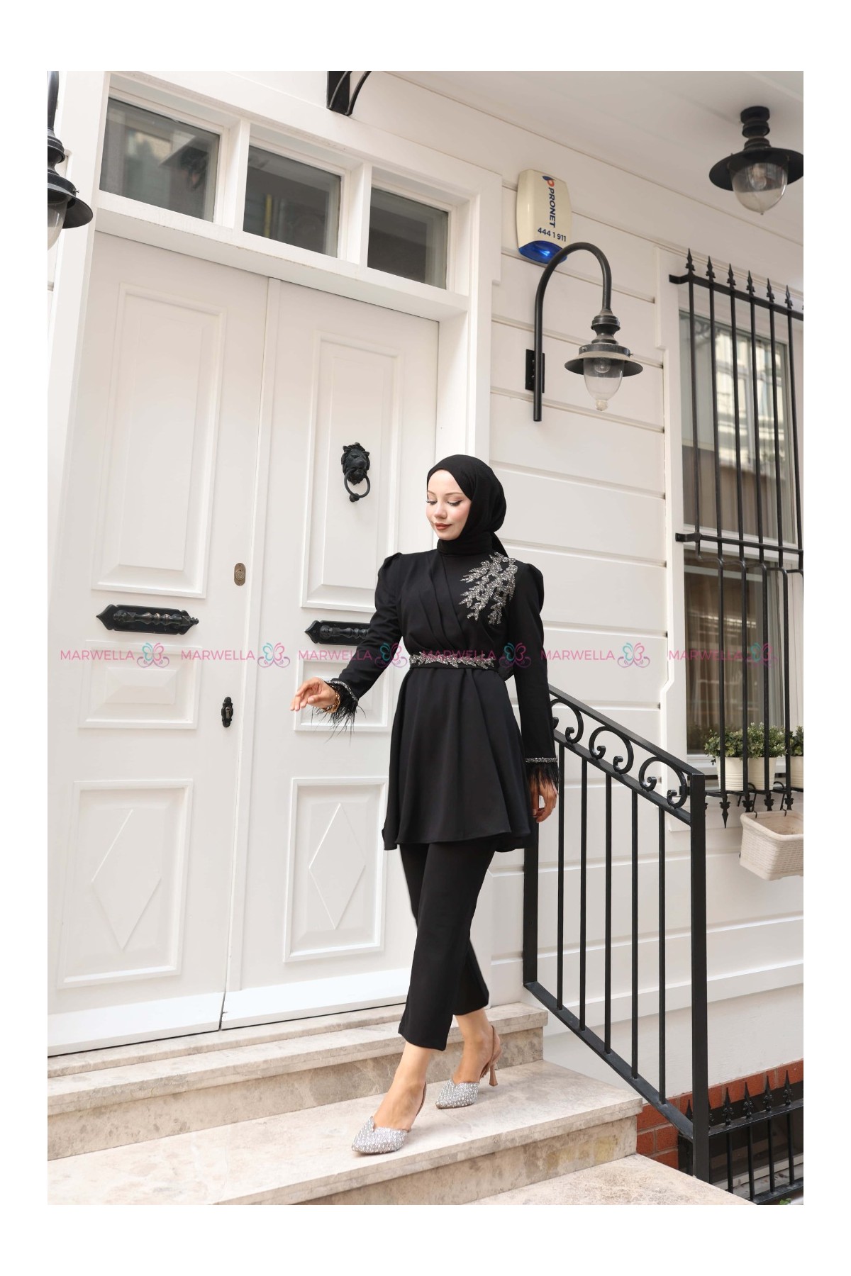 Aydan Tesettür Takım - Siyah