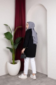 Yazel Denim Ceket - Siyah