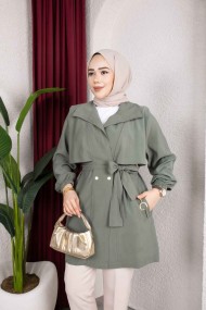 Naz Tesettür Kap - Yeşil