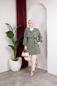 Naz Tesettür Kap - Yeşil