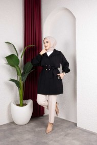 Naz Tesettür Kap - Siyah