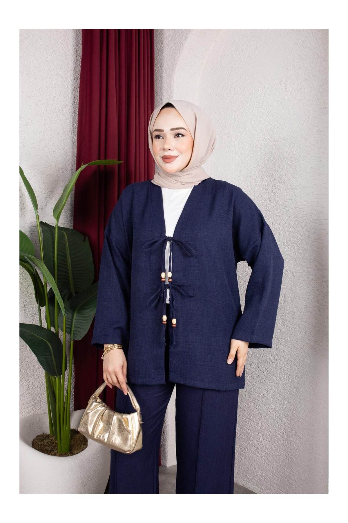 Tanem Tesettür Takım - Lacivert