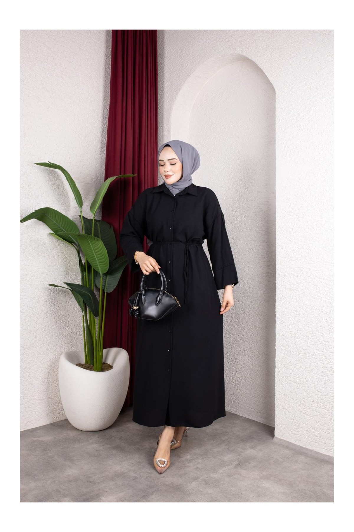 Dilek Tesettür Cap - Siyah