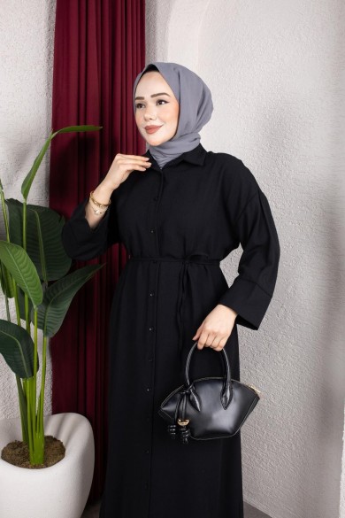 Dilek Tesettür Cap - Siyah