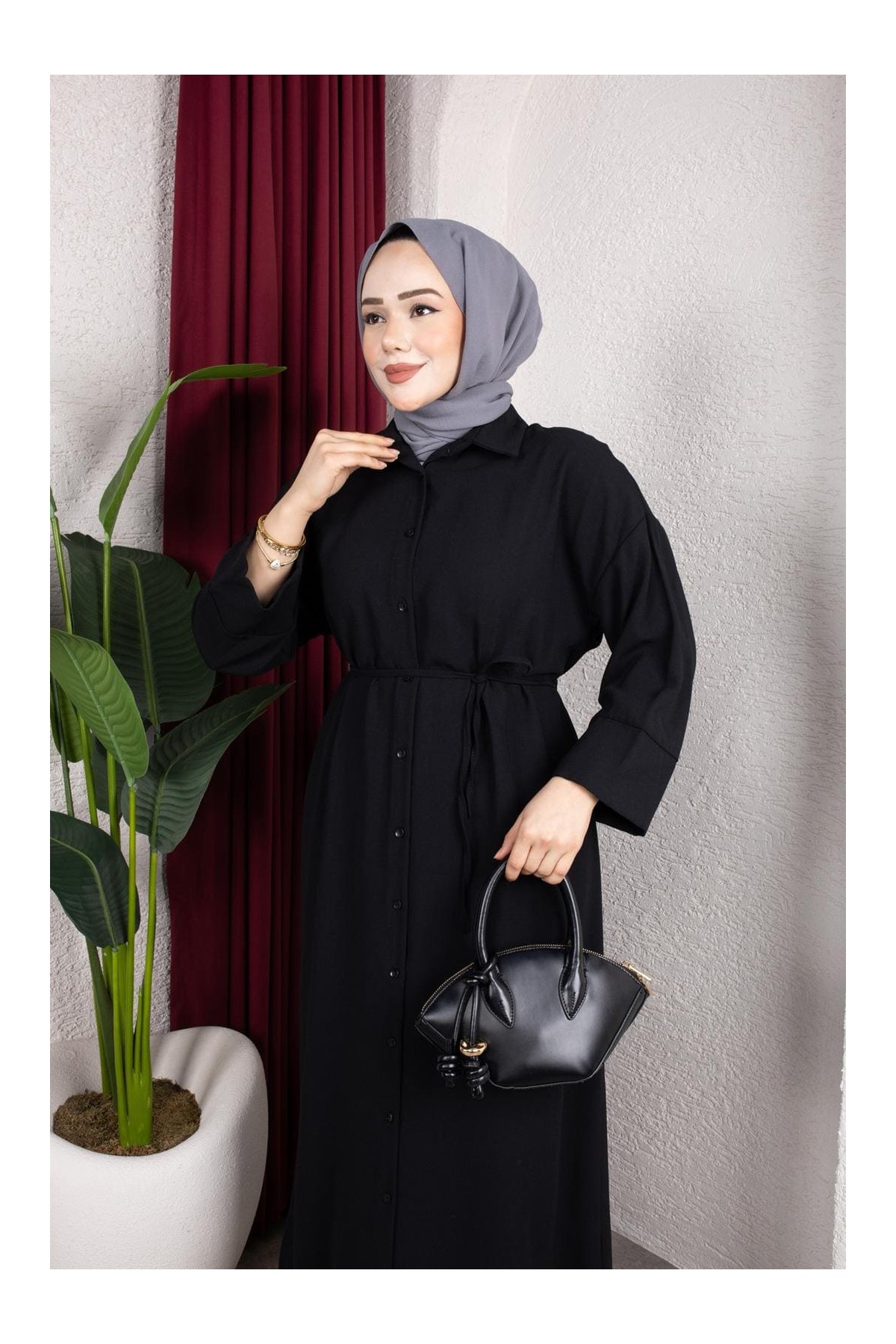 Dilek Tesettür Cap - Siyah