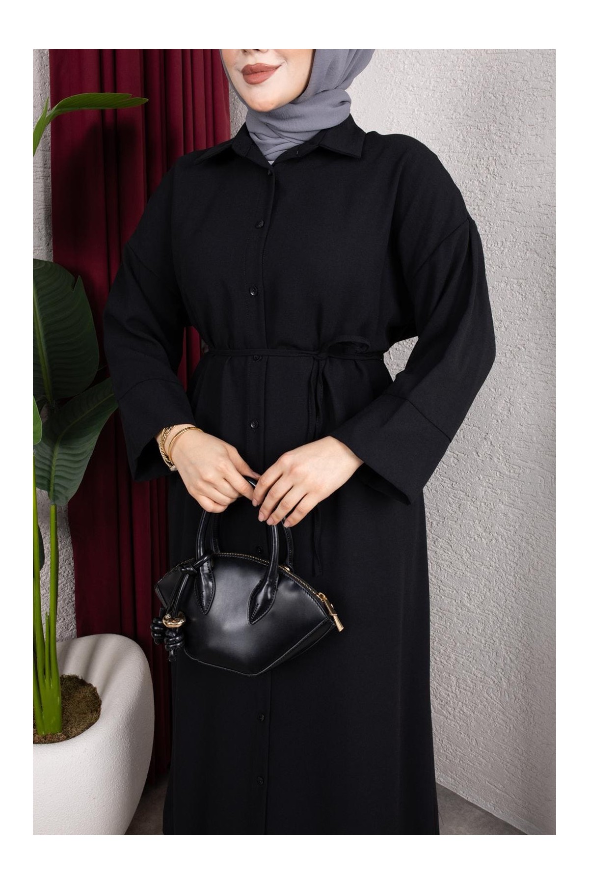 Dilek Tesettür Cap - Siyah