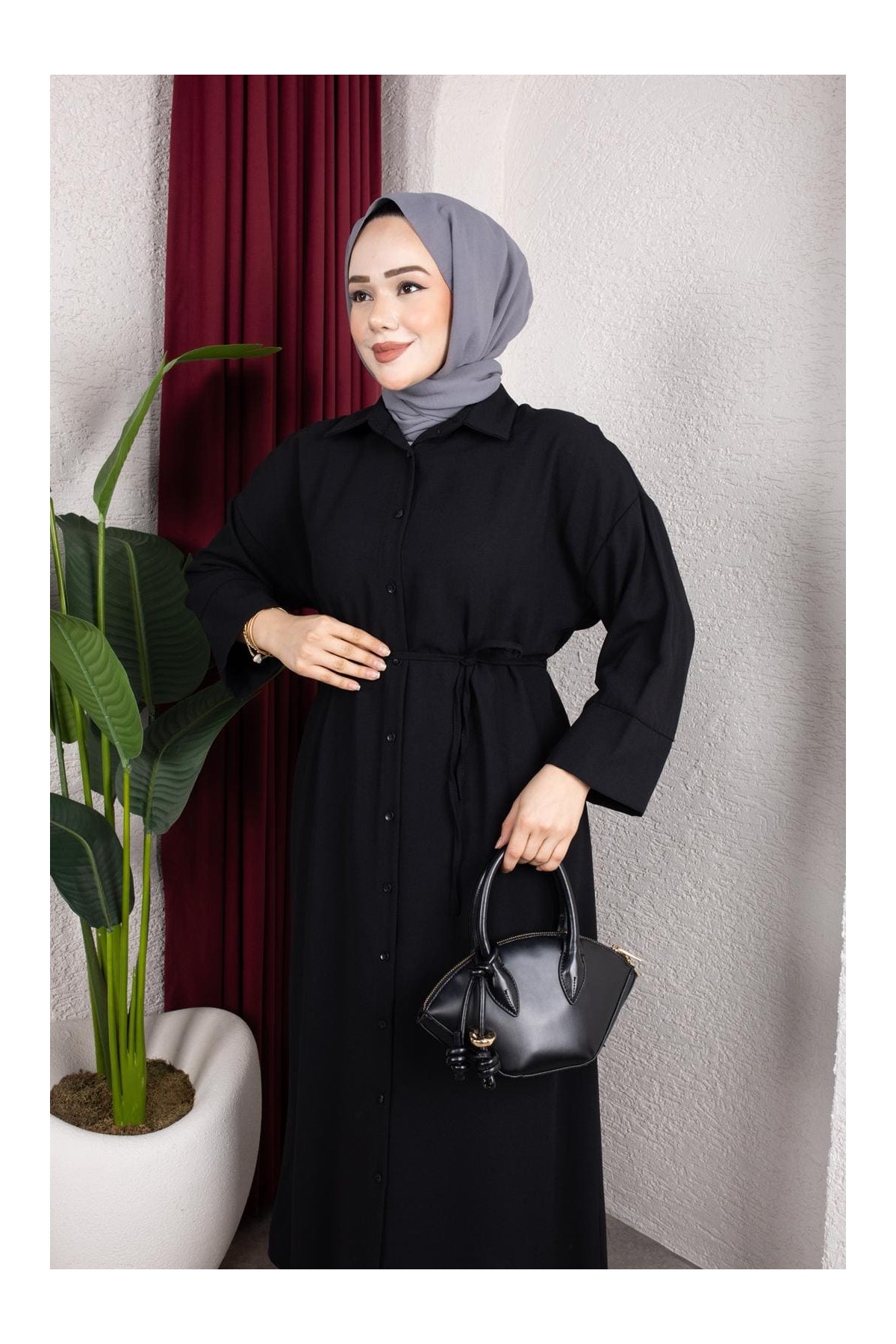 Dilek Tesettür Cap - Siyah