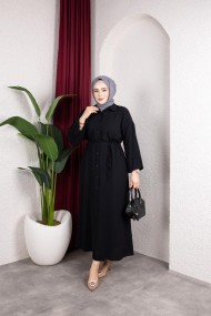 Dilek Tesettür Cap - Siyah