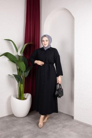 Dilek Tesettür Cap - Siyah