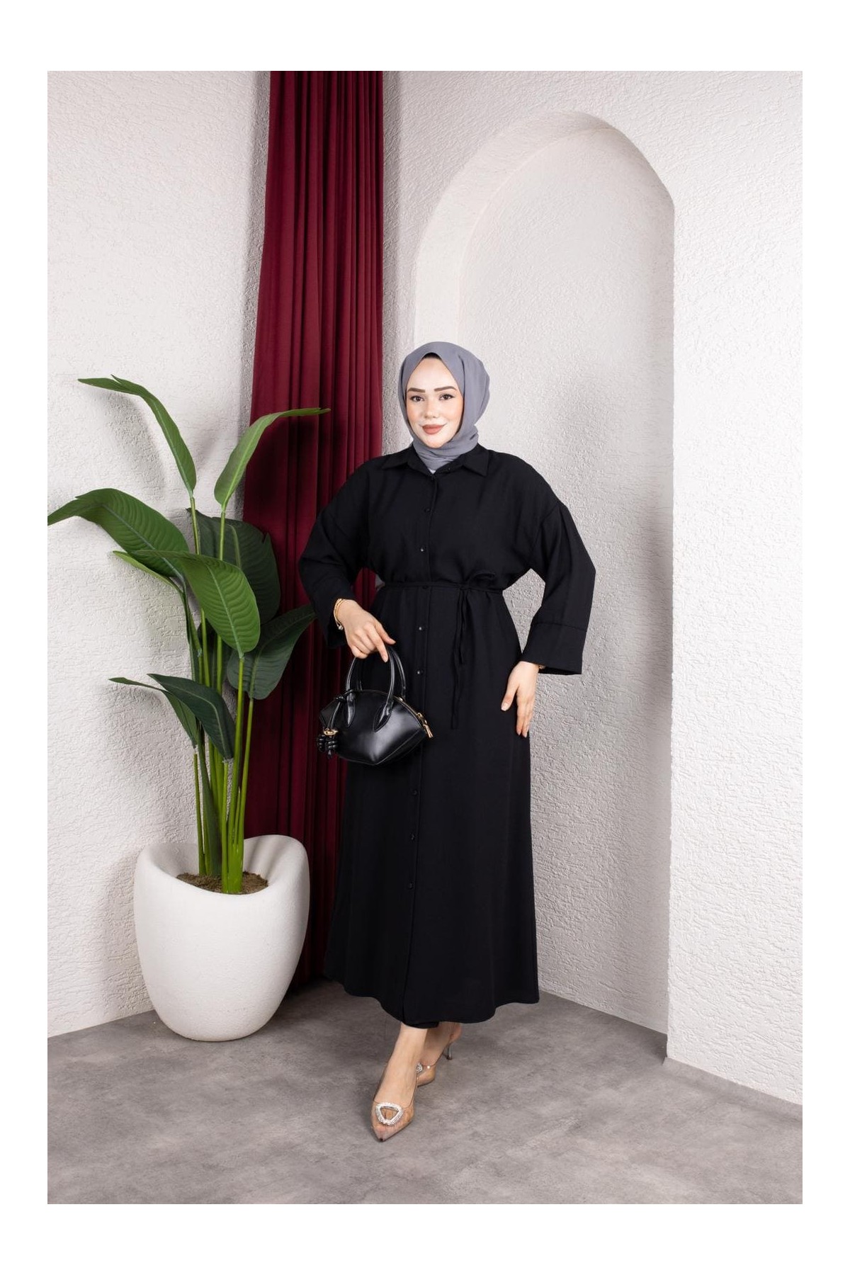 Dilek Tesettür Cap - Siyah