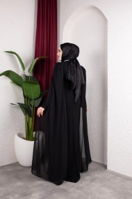 Feray Tesettür Abiye - Siyah