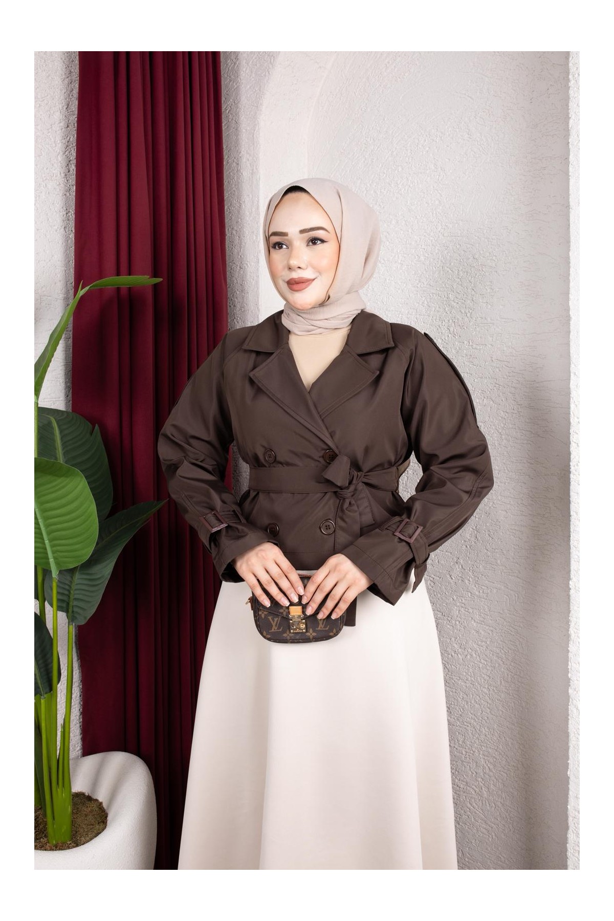 Trençkot - Kahverengi