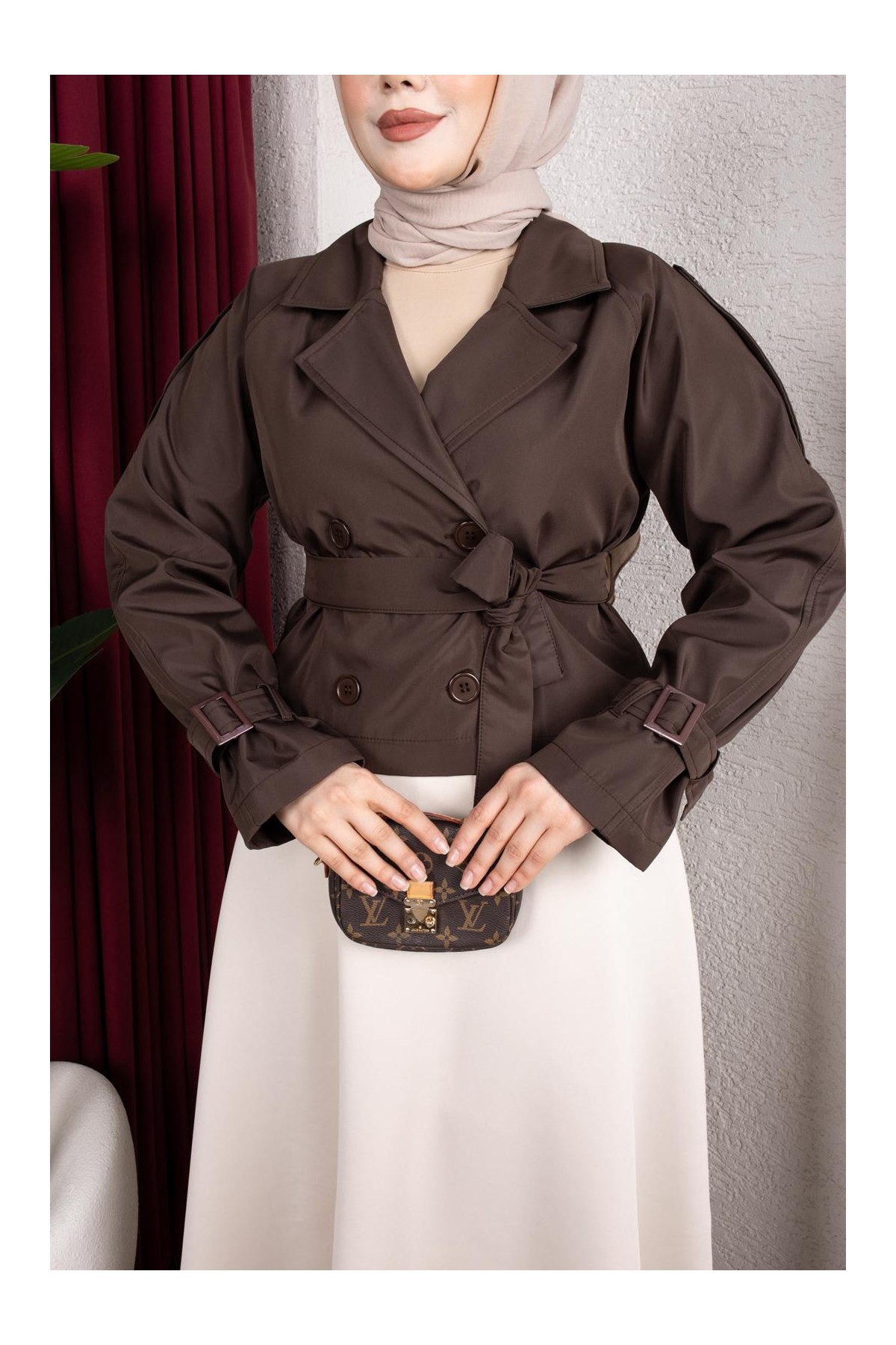 Trençkot - Kahverengi