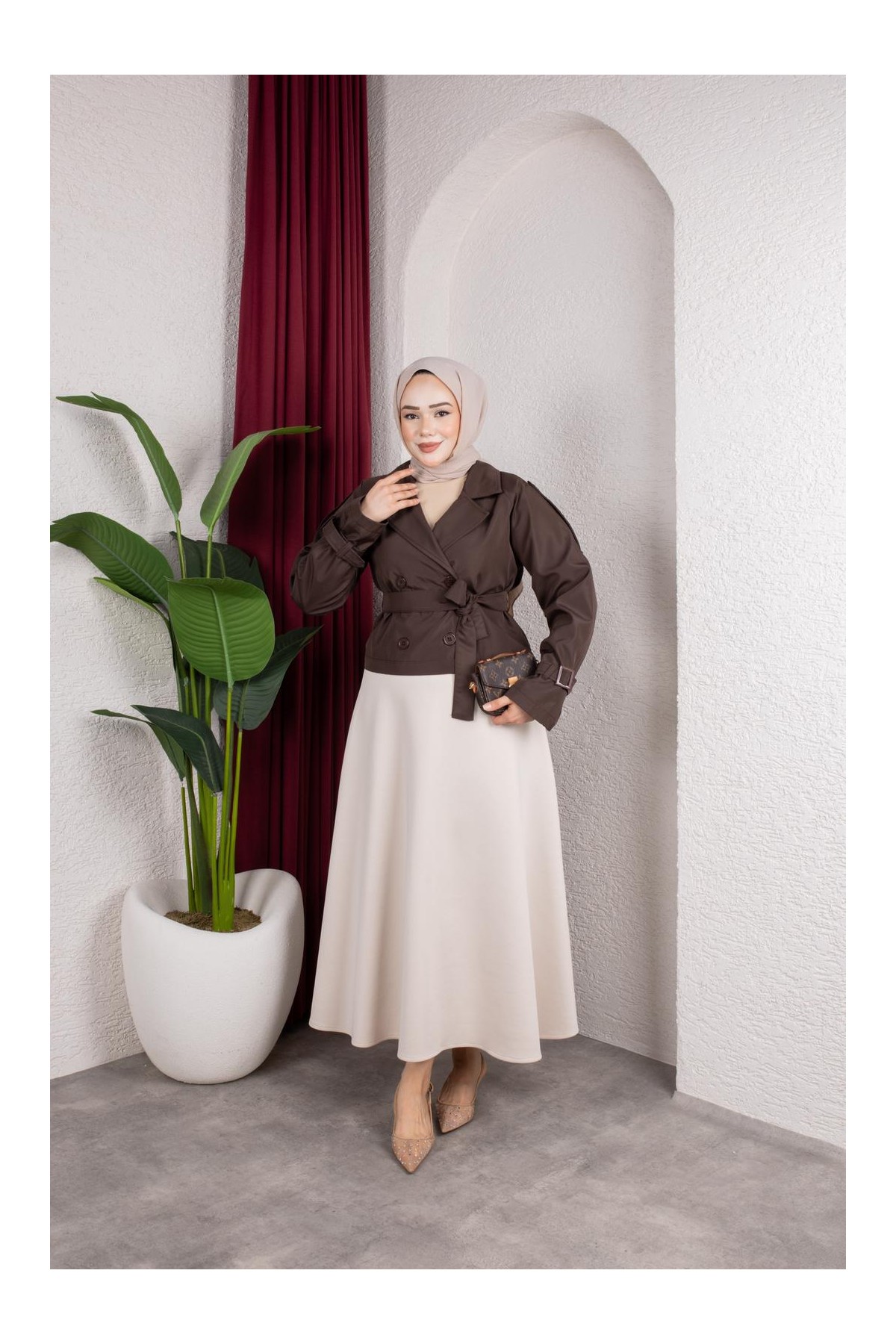 Trençkot - Kahverengi