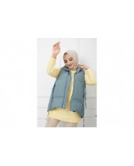 Krinkıl Yelek - Yeşil