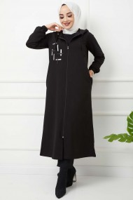 İkiiplik Kap - Siyah