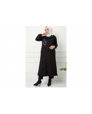 İkiiplik Kap - Siyah