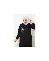 İkiiplik Kap - Siyah