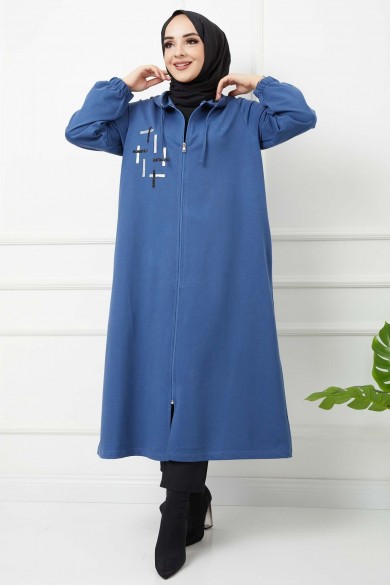 İkiiplik Kap - İndigo