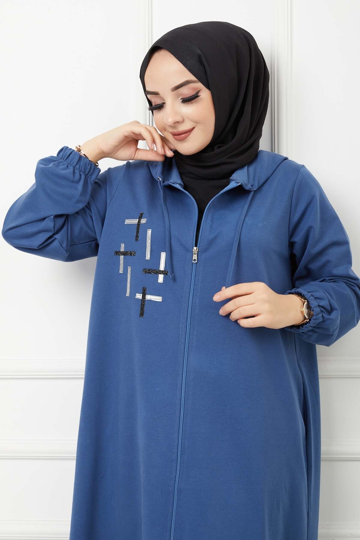 İkiiplik Kap - İndigo