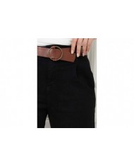 Flota Cep Kemerli Kot Pantolon - Siyah