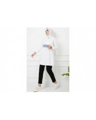 Flota Cep Kemerli Kot Pantolon - Siyah