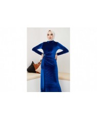 Kemerli Kadife Abiye - Sax