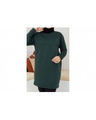 Düz Sade Sweat - Yeşil