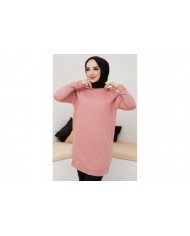 Düz Sade Sweat - Gül Kurusu