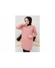 Düz Sade Sweat - Gül Kurusu