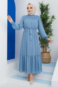 PonPon Elbise - Mavi