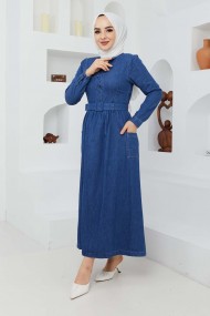Kot Elbise - Mavi