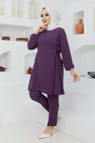 Bağlamalı Takım - Mürdüm