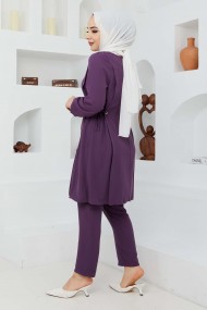 Bağlamalı Takım - Mürdüm