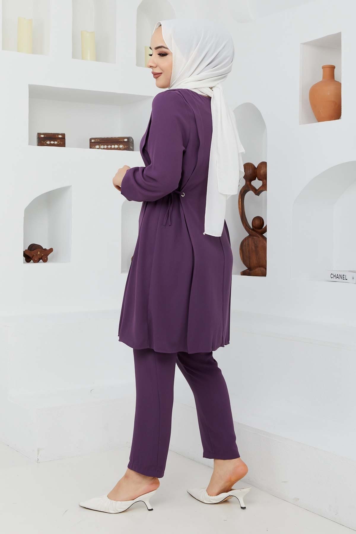 Bağlamalı Takım - Mürdüm