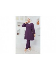 Bağlamalı Takım - Mürdüm