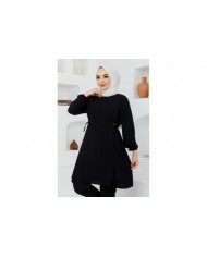 Bağlamalı Takım - Siyah