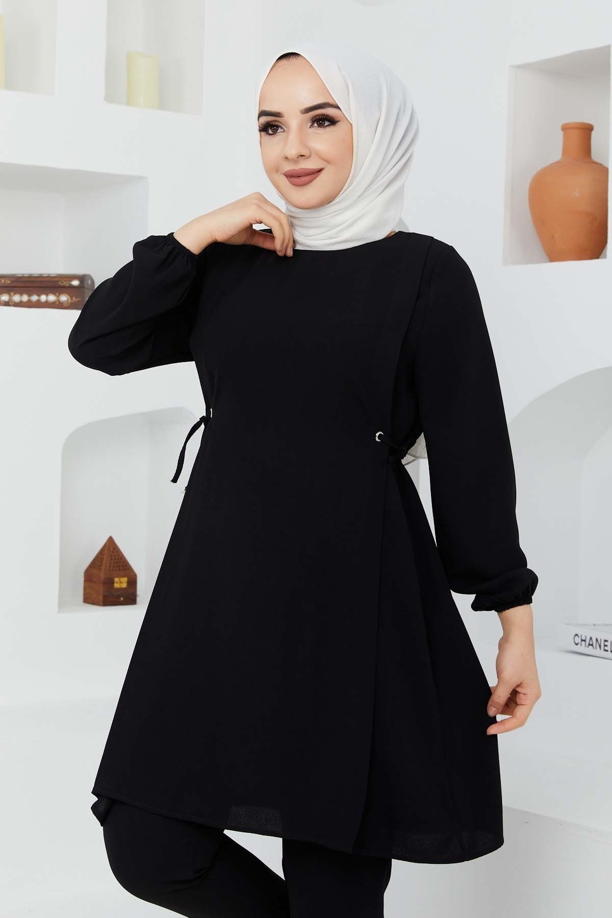 Bağlamalı Takım - Siyah