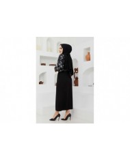 Organize Kol Elbise - Siyah