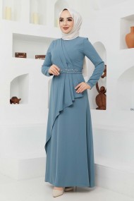 Eylül Krep Elbise - Çağla