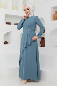 Eylül Krep Elbise - Çağla