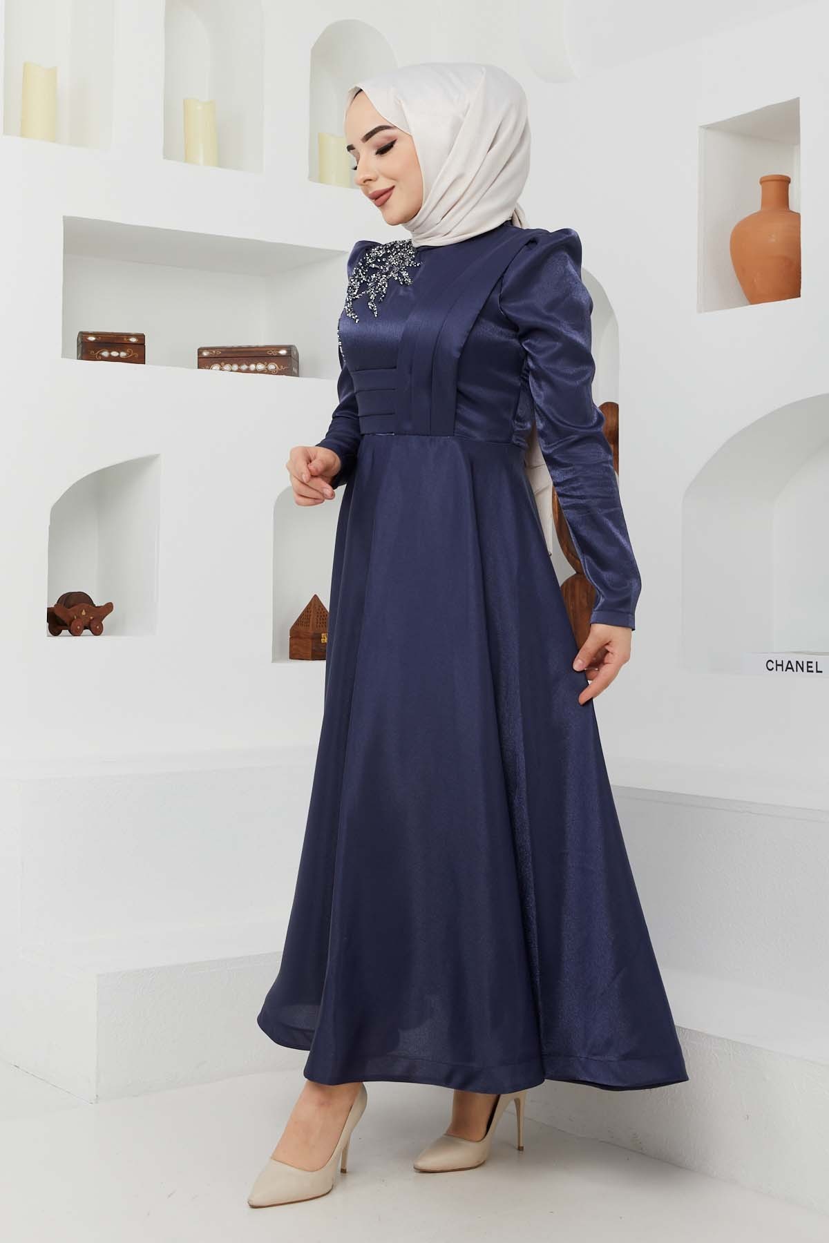 Taş Saten Abiye - Laci