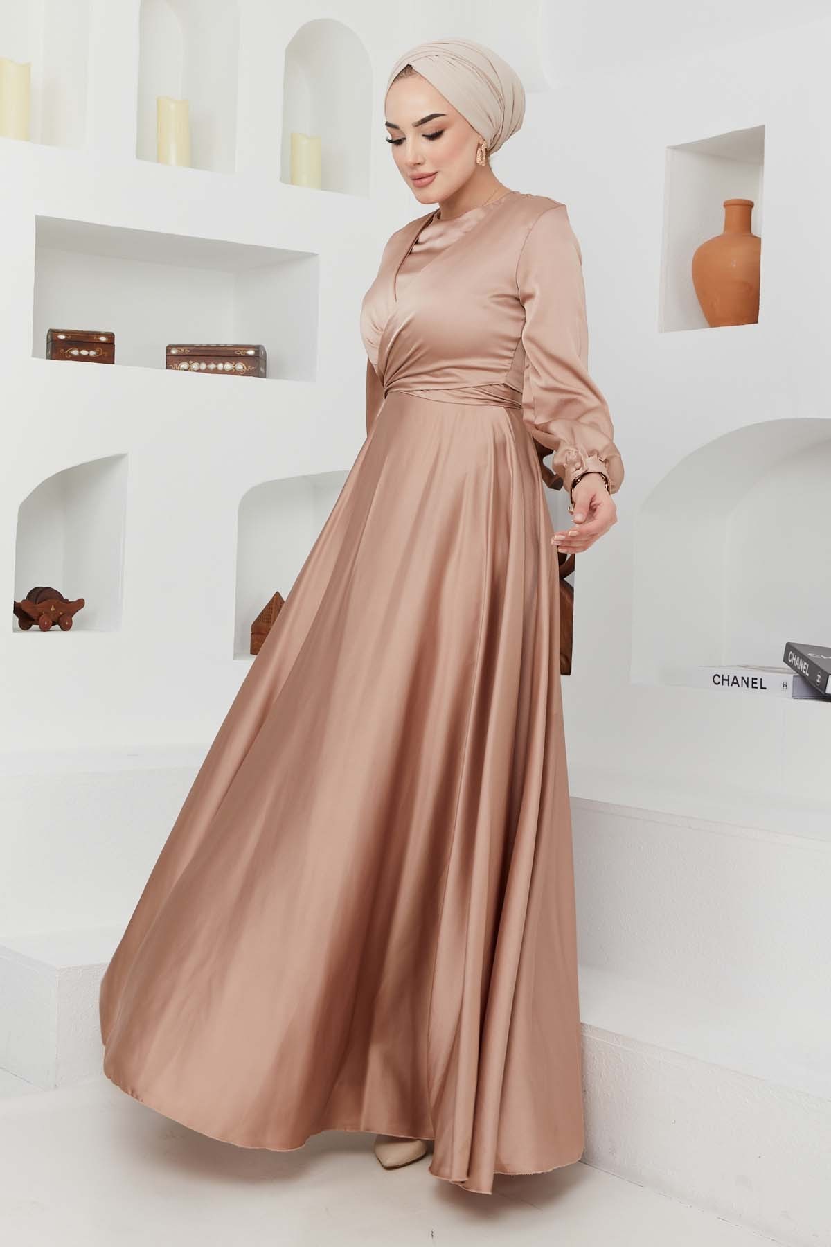 Ceren Saten Abiye - Bej