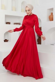 Ceren Saten Abiye - Kırmızı