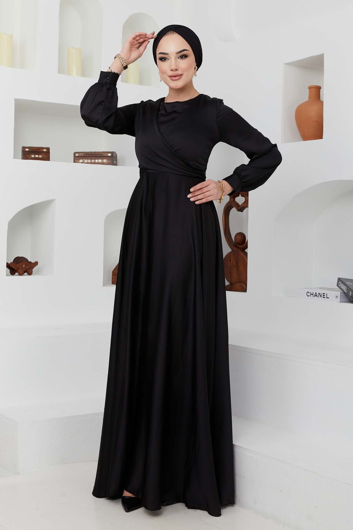 Ceren Saten Abiye - Siyah