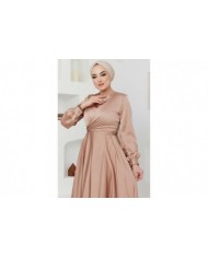 Ceren Saten Abiye - Bej