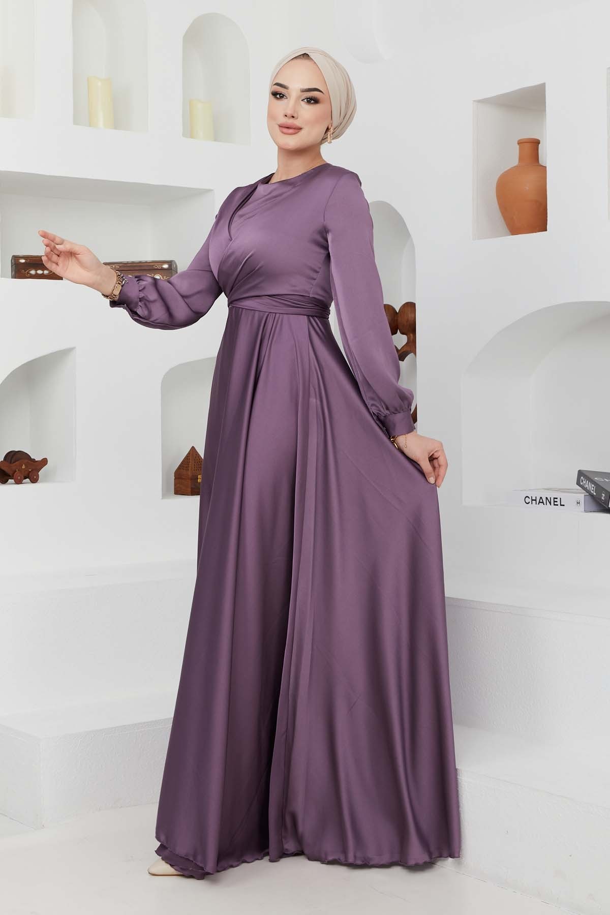 Ceren Saten Abiye - Lila